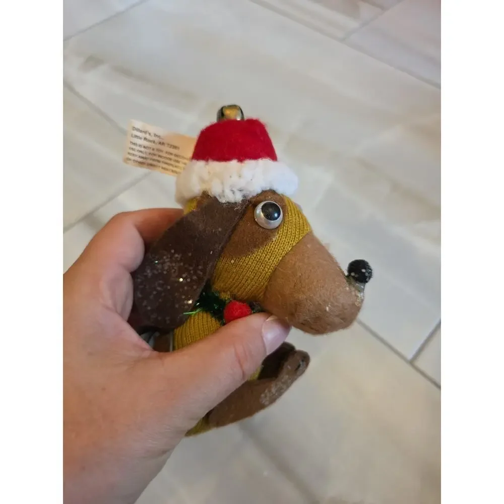 Sullivans Slinky Dog Hanging Ornament 5.5” Vintage Dillard's Christmas Decor - Picture 5 of 16